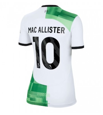 Liverpool Alexis Mac Allister #10 Replika Udebanetrøje Dame 2023-24 Kortærmet